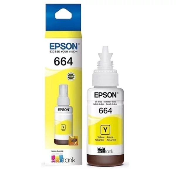 Botella de tinta EPSON 664 Amarilla