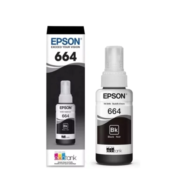 Botella de tinta EPSON 664 Negro