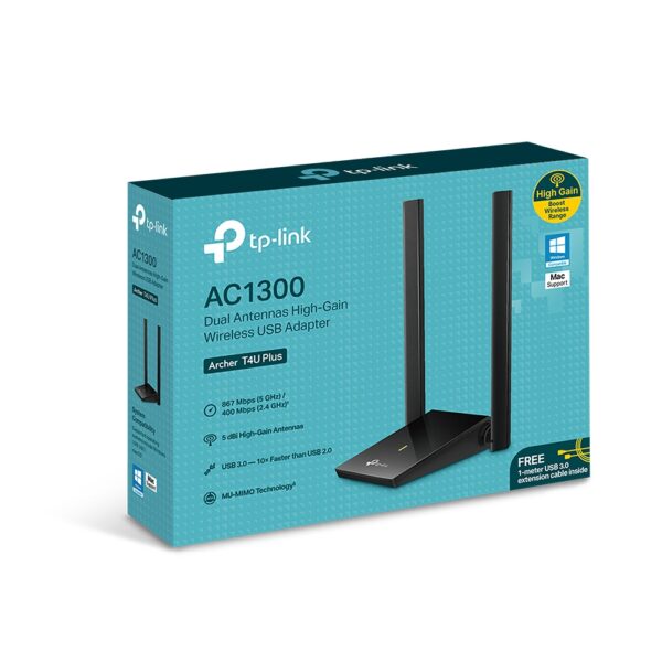 Receptor WiFi 2 Antenas de Alta Ganancia Tp-Link