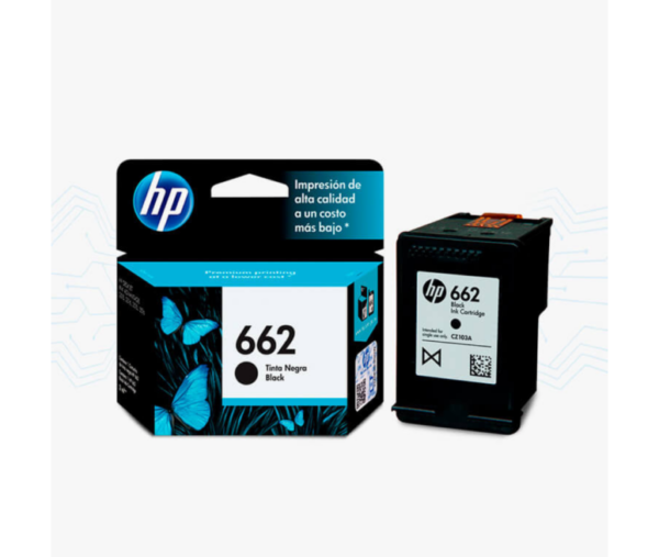 Cartucho HP 662 Negro