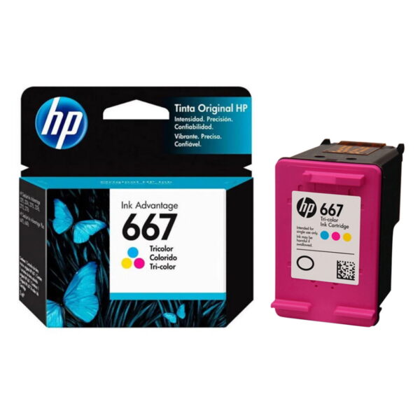 Cartucho HP 667 Tri-Color