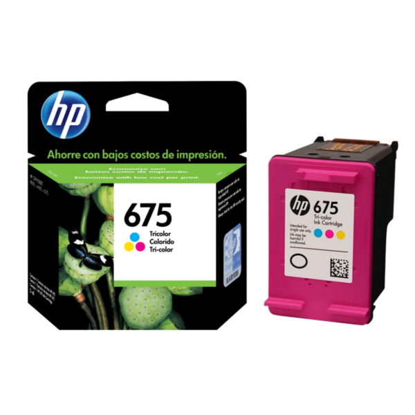 Cartucho HP 675 Tri-Color